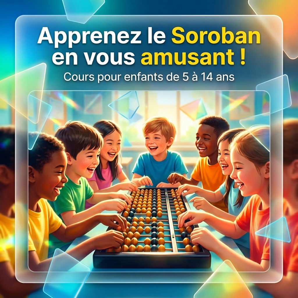Enfants apprenant le Soroban